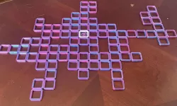 Magnetic Board Game Square