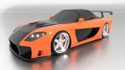 Mazda RX-7 Veilside 3D model