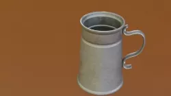 Medieval cup for game Low-poly 3D model