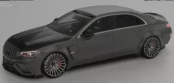 Mercedes Benz S500 Custom Bodykit 3D model