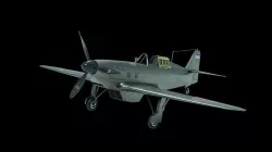 Military Aircraft WW2 Low-poly 3D model