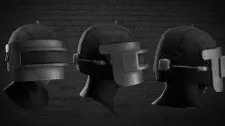 MILITARY Game Ready Altyn Helmet Low-poly 3D model