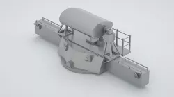Mk 38 Naval Director Mk 48 Rangefinder System Mk38 Mk48 3D model