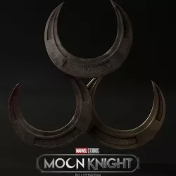 Moon Knight Moon Daggers Low-poly 3D model