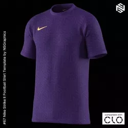 Nike Strike II Football Shirt for CLO3D-Marvelous Designer 3D model