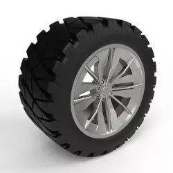 Off road wheel 3D model