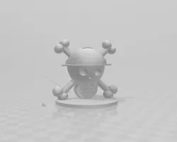 One Piece USB Key Holder 3D model