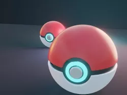 Pokeball 3D model