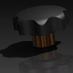 Polyamide Bronze 3D model