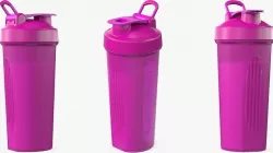 Protein Shaker Bottle with Protein Pink 3D model