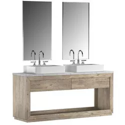 RECLAIMED OAK DOUBLE WASHSTAND 3D model