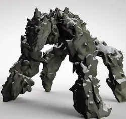 Rock Golem 3D model