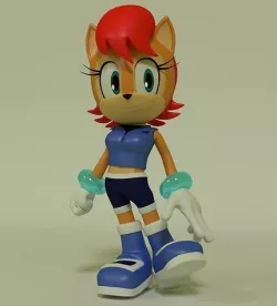 Sally Acorn Model 3D model