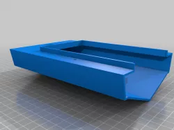Screwed down lid and 150mm shaft motor mounts for - 3D Printed RC Brushless Speed Boat