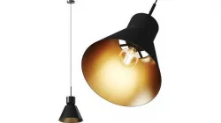 Sculptural Tapered Metal Pendant - West Elm 3D model
