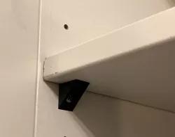 Shelf support edge (for ~6mm screws)