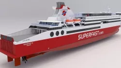 Ship Superfast XI - Superfast Ferries 3D model