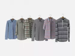 Shirt on Hanger 3D model