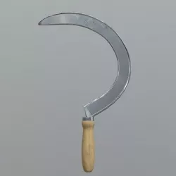 Sickle Low-poly 3D model