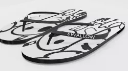 Slippers Swallow flipflop 3D model