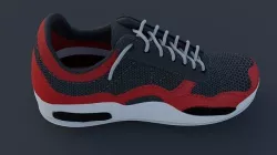 Sneaker Low-poly Low-poly 3D model