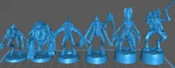 Space Alien/Bug Chess Set