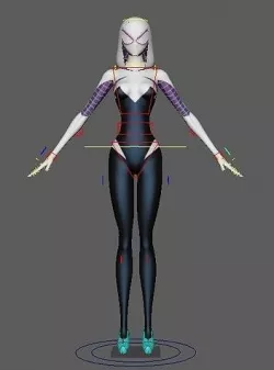 Spider Gwen 3D model