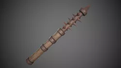 Spiked Melee Weapon  Medieval Low-poly 3D model