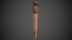Spiked Table Leg Weapon Low-poly 3D model