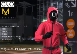 Squid Game Cloth 3D model