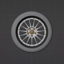 SSR Professor TF1 Rims 3D model