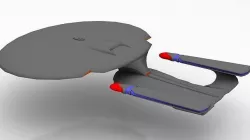 Star Trek Enterprise NCC 1701 3D 3D model