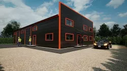 storage or logistic warehouse model 3D model