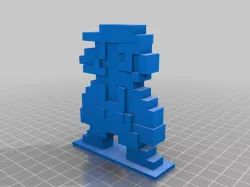 Super Mario Bros sculpture