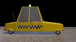 Taxi car 3D model