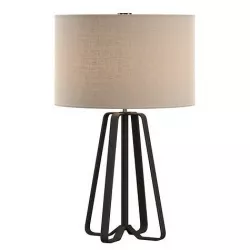 TOLSON LEATHER TABLE LAMP WITH SHADE 3D model