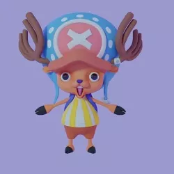 Tony tony Chopper 3d model One Piece Low-poly 3D model