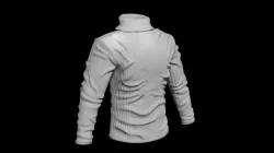 Turtleneck Sweater Low-poly 3D model