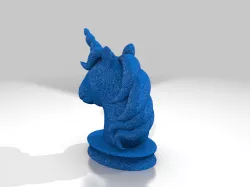 Unicorn bust