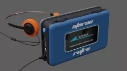 Walkman retro style  3D model