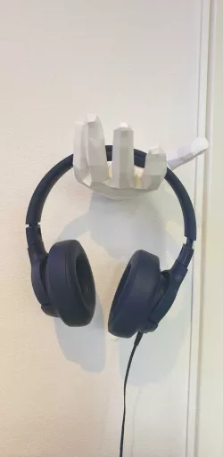Wall Hand Headphones Holder