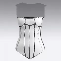 WHITE CORSET 3D model