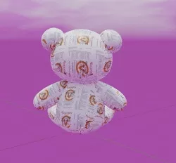 Wockhardt Teddy Bear Low-poly 3D model
