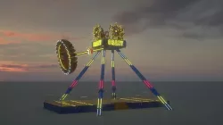 3D Funfair Crazy Vertical Rider model 3D model