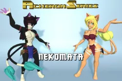 Acheron Nekomata Nude Low-poly 3D model