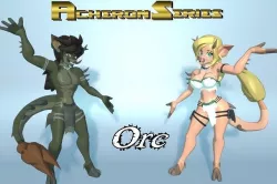Acheron Orcs Nude Low-poly 3D model