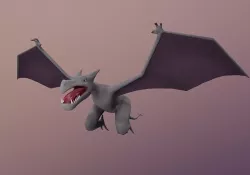 Aerodactyl Low-poly 3D model
