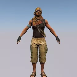 Agent from the game CSGO Hunter Aggressor 3D model