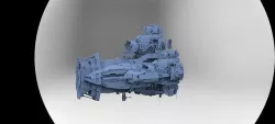 Alien Stargate Ship 5  3D model