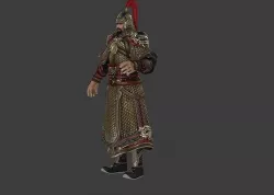 Armor of Ancient Military Generals in the Ming Dynasty 3D model